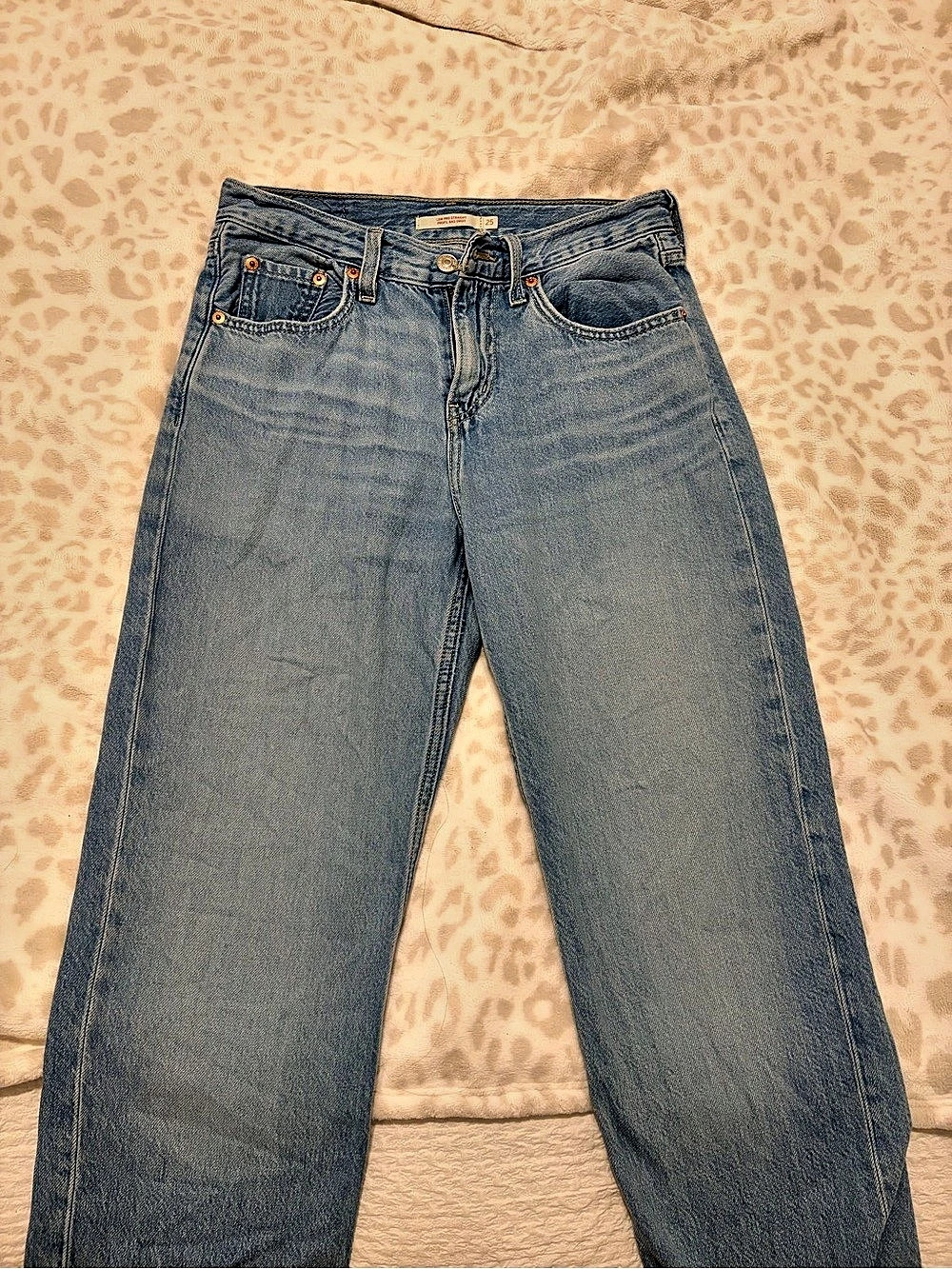 Levi's 501 Original Straight Leg Jeans Waist 25 Blue